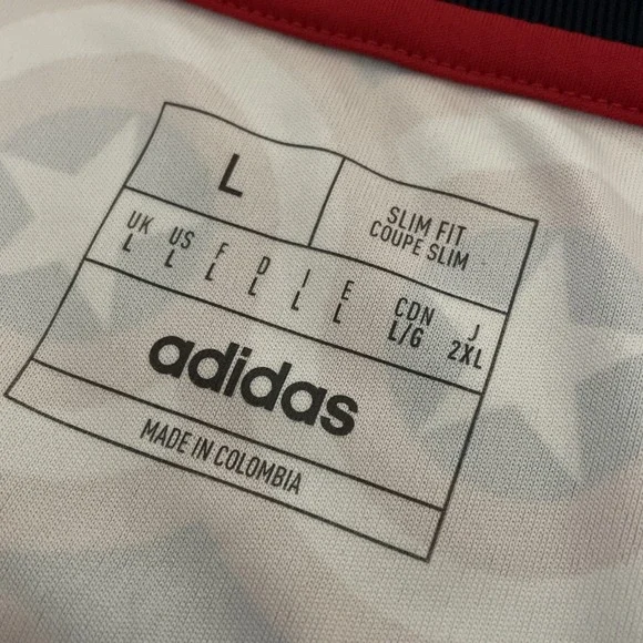 Adidas X Marvel Jersey Mens Large Captain America Prematch Soccer Avengers‎ - Picture 5 of 8